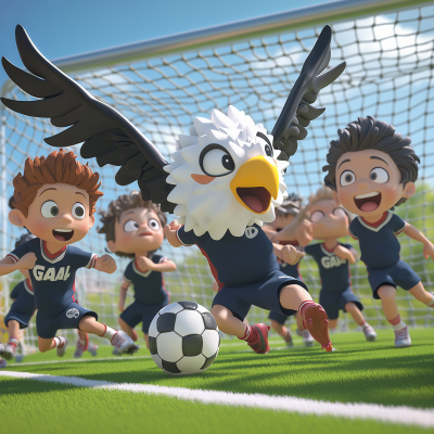 Joyful Soccer Celebration