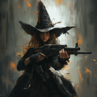 Witch with a Machine Gun