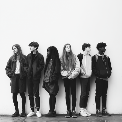 Diverse British Teenagers
