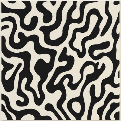 Black Squiggle Design
