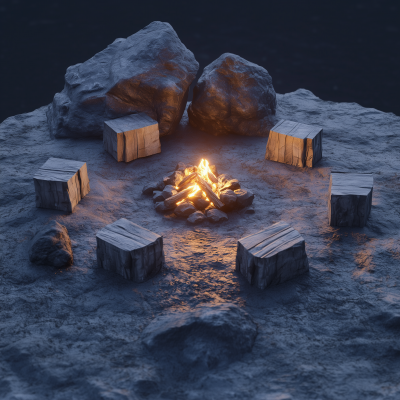Mountain Campfire
