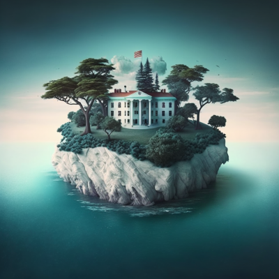 White House on an Island