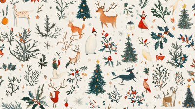 Colorful Christmas Illustrations