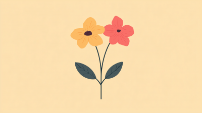 Minimal Flower Design