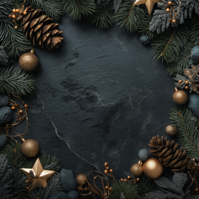 Realistic Christmas Background