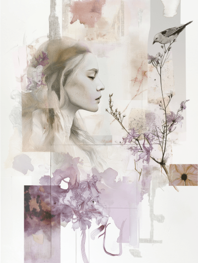 Pastel Nature Collage