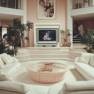 80s Soap Opera Living Room