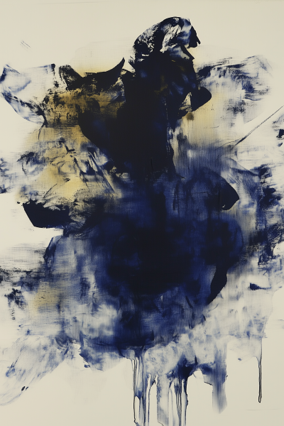 Yves Kline Inspired Artwork