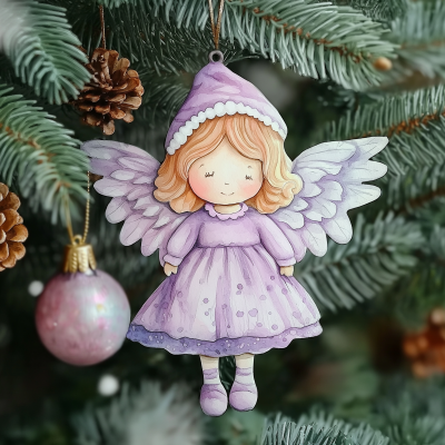 Christmas Angel on Tree