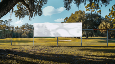 Vinyl Banner on Fence