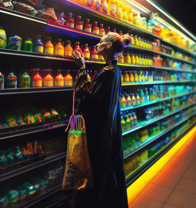 Grocery Shopping Woman