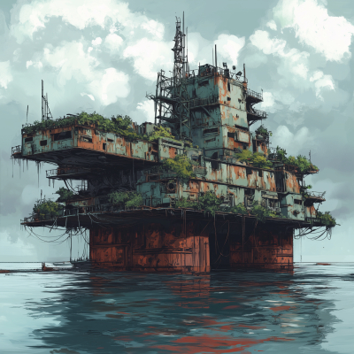 Derelict Floating Fortress