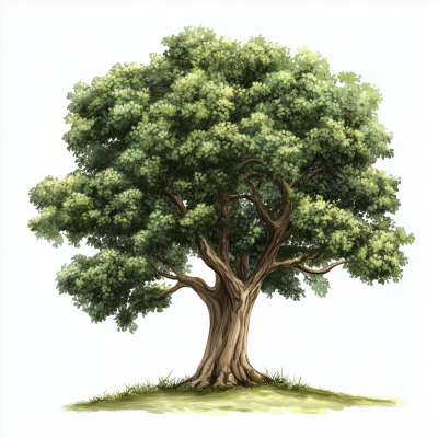 Big Tree Illustration for Kids