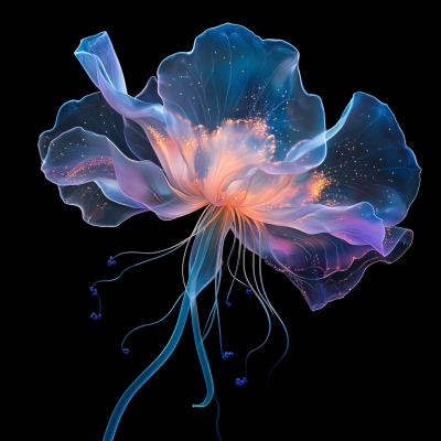 Surreal Jellyfish Flower