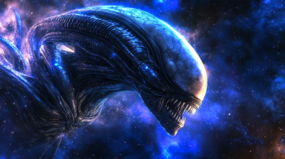 Alien Xenomorph Spaceship