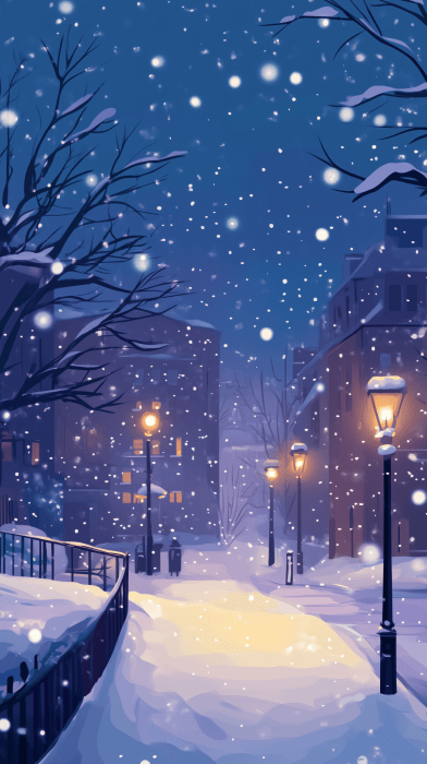 Majestic Winter Background