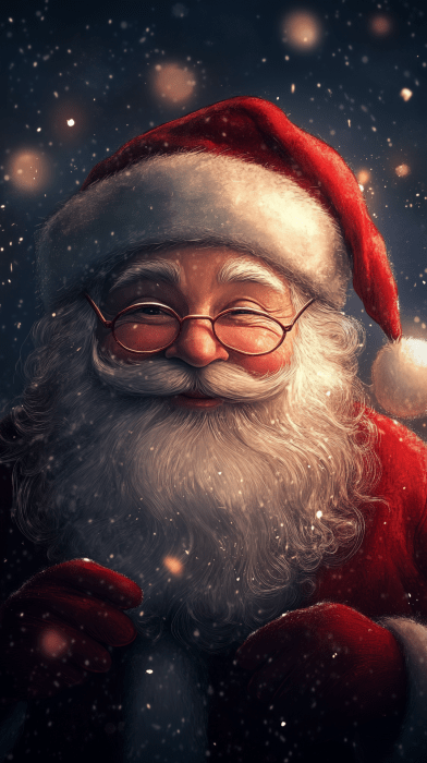 Dark Santa Claus Wallpaper