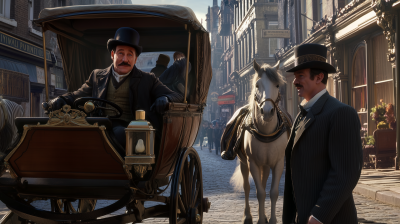 Victorian London Scene
