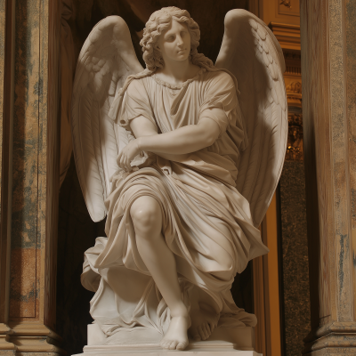 Guardian Angel Statue
