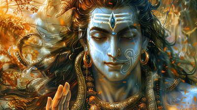 Portrait of Lord Shiva