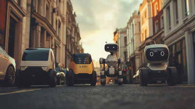 Robots on a London Street
