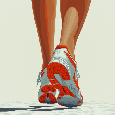 Cartoonish Marathon Legs