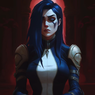 Caitlyn Kneeling in the Dark