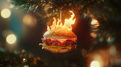 Dramatic Christmas Ornament