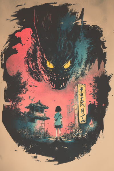Spirited Away Inspired Illustration
