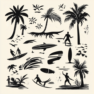 Surf Culture Cutouts