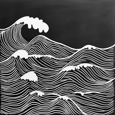 Waves in Cutout Style