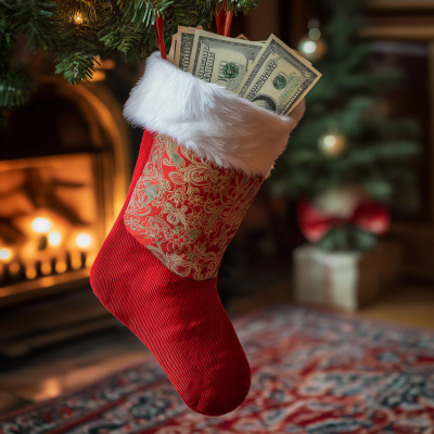 Stuffed Christmas Stocking