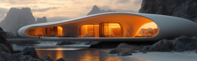 Futuristic House on Mars