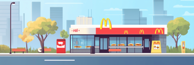 Minimalist McDonald’s Food