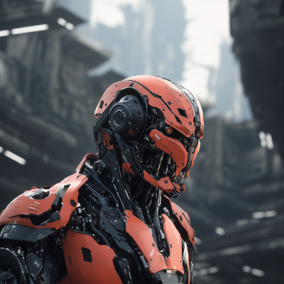 Aggressive Robot Head