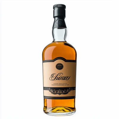 Elegant Whiskey Bottle