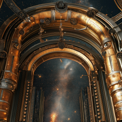 Steampunk Galactic Gates