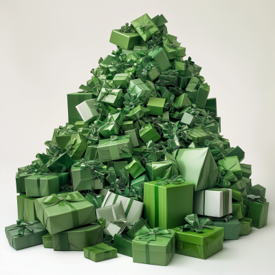 Monochrome Gift Tower