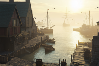 Sunrise at Immersea Harbor