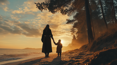 Silhouette of a Medieval Scandinavian Woman