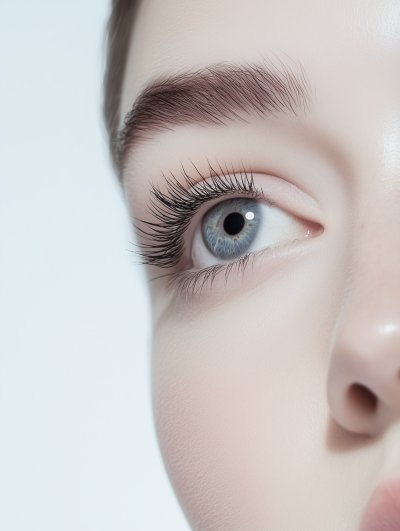 Woman Applying Mascara