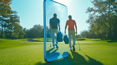 Golfers on the Course