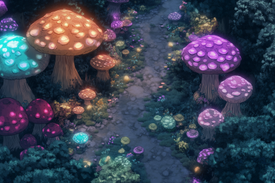 Mushroom Valley Battlemap