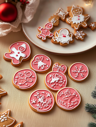 Cute Christmas Gingerbread Cookies