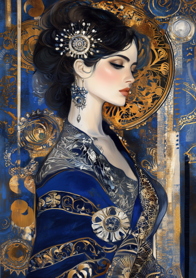 Gustav Klimt Inspired Art