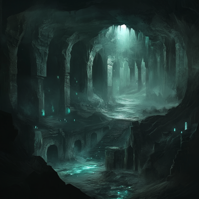 Fantasy Underground Landscape