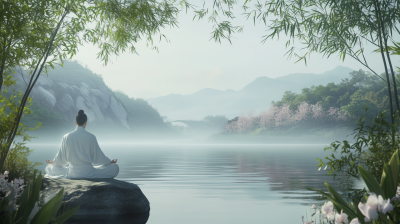 Serene Meditative Landscape
