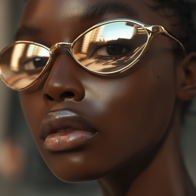 Teenage Woman in Shades