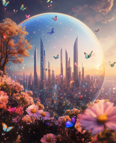 Surreal Alien Landscape