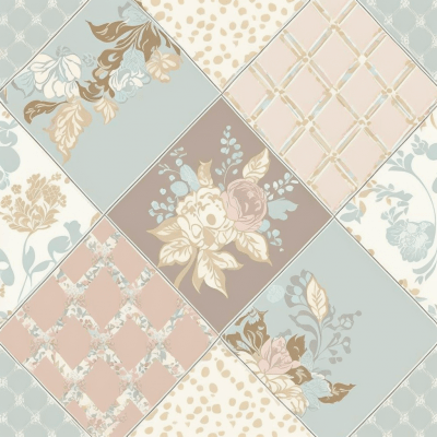 Elegant Patchwork Floral Pattern